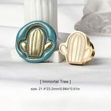 1pc Shaped Relief Wax Sealed Stamp Head, Cute Pumpkin Head/Bunny/Small House/Flower, Used For Wax Sealing DIY Cards/Envelopes/Wedding Invitations/Gifts For Friends/Desktop Decoration, School Supplies, Back To School