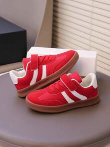 新款时尚男女儿童运动休闲运动鞋，百搭鞋 - 紅色 - 查看 3