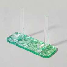 1pc Multi-Functional Acrylic Display Stand, Candy Color Card Frame Base, For Anime Peripheral Storage, Badge Holder