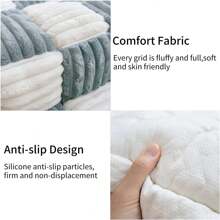 Washable Pet Sofa Cover, Soft Plush Large Thick Dog Mat 51.2"X25.6", Comfortable Pet Travel Bed Suitable For Large Dogs & Cats - Multicolor - View 7