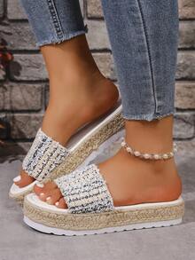 2025新款麻绳底舒适防滑拖鞋