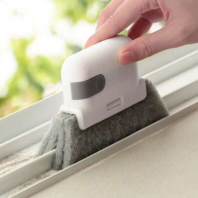 1pc Window Groove Cleaning Brush, Specialized For Narrow Spaces And Window Sills Cleaning Tool