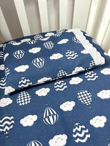Laura Baby 2-Piece Sheet Set For American Standard Crib Or Mini Crib 100% Cotton - 海上氣球 - 查看 2