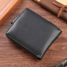 Men's Vintage Casual Business Short Wallet With Snaps Multi-Fold Card Slots Coin Pocket Large Capacity Multi-Function Credit Card Holder Suitable For Men Boy Commute Work Outdoor Men Gift Wallet Mini Wallet Purse Wallet Men Wallet Leather Small Wallet