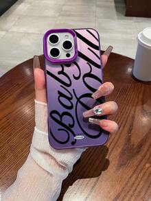 Phone 17 Pro Max Apple Air Compatible With 16 Pro Max, 16 Plus, 16 Pro, 16, As Well As All Series Of 15, 14, 13, 12, And 11, This New Stylish Phone Case Features A Stunning Gradient IMD Laser Design. It Offers Shock Resistance And Anti-Slip Properties, Making It A Perfect Gift Option. - Màu tím - Xem 2