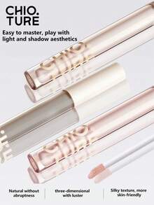 CHIOTURE 液体遮瑕高光棒提亮遮瑕哑光鼻影持久妆效适合初学者 - 01 Popping Pink - 查看 5