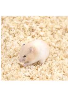 100g-500g Hamster Pet Sawdust, Hamster And Small Pet Shavings Deodorizer, Odor Removal, Moisture Absorbing Pad, Odorless And Dust-Free, Deodorizing Paper Dustproof Sawdust, Wooden Substrate | Absorbent Mattress, Pet Warming Pad, Sawdust, Suitable For Rabbits And Cats. - Yellow - View 2