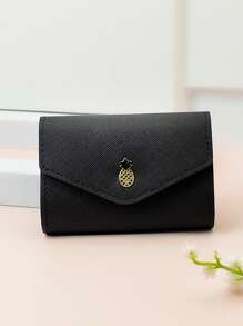 女士短款风琴拉链卡包卡通可爱简约卡片盒女学生女生钱包迷你钱包零钱包卡包皮夹