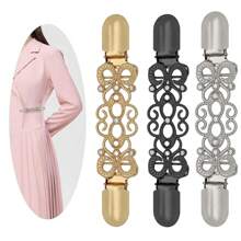 1/3 Pieces Vintage Jumper Clips, Cardigan Clips, Cardigan Clips, Cinch Clip For Dresses & Trousers, Decorative Dress Clips For Women, Retro Swirl Clips Scarf Buckle For Women