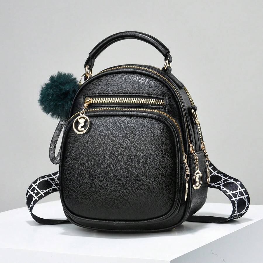 Women Fashion Backpacks, School Backpack - 寶藍 - 查看 1