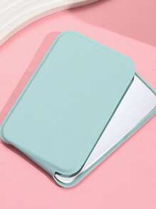 1pc Folding Makeup Mirror, Portable Handheld Makeup Mirror, Simple Vanity Mirror For Dorm And Desktop, Foldable