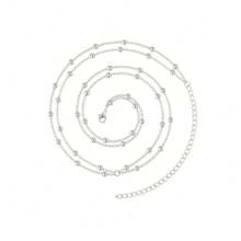 Chaîne fine et minimaliste sexy à simple couche, chaîne de corps en cristal, ceinture de taille pour femmes