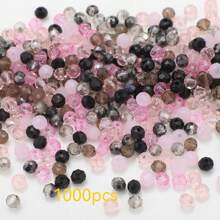 200 piezas de cuentas redondas de vidrio verde de 4mm para hacer joyas y manualidades DIY