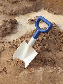 1pc Kids Beach Shovel Toys For Digging Sand, Dirt, Hard PP Material, Play Water Digging Tools, Suitable For Sand Play At The Beach Or Outdoor, Suitable For 3-6-12 Years Old Babies, Boys And Girls Universal, Baby Shovels