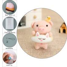 DIY Cute Pig Wool Felt Craft Kit