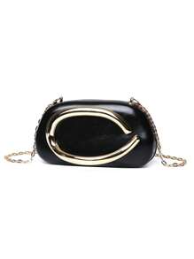 Fashionable, Elegant, Simple, Personalized, Versatile, Classic Women's Shoulder/Crossbody Bag, Suitable For Street, Date, Cocktail Party, Commute, Office