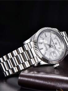 PAGANI DESIGN 2025 Men's Watches 36mm Automatic Mechanical Stainless Steel 100M Waterproof Luxury Wrist Watch For Men PD-1752 - trắng - Xem 4