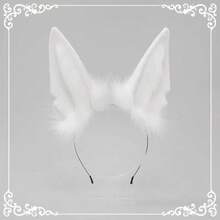 Women Animal Wolf Ears Headdress Plush Hairband Furry Lolita Headband Anime For Halloween Christmas Cosplay Accessories - Multicolor - View 13