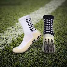 Calcetines antideslizantes de fútbol para hombres y mujeres, calcetines deportivos transpirables con silicona en la suela para fútbol, deportes al aire libre, carrera y ciclismo