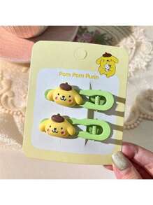 Sanrio (Authorized) 5-Piece Sanrio Cartoon Cute Hair Clip Set - Resin Sweet Hair Clip, Suitable For Hair Accessories Gifts Of Multiple Adult Characters, Suitable For Bathroom Use, Suitable For Various Holiday Gifts, Suitable For Christmas Gifts
