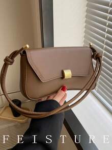 全新时尚休闲女士金属零钱包，纯色 PU 皮革