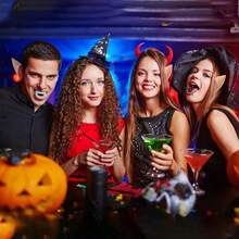 2/4 件神奇精灵和仙女耳朵 - 多功能、舒适的服装配饰，适合节日和角色扮演万圣节 - 膚色 - 查看 6