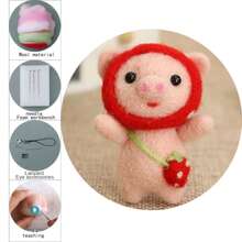 DIY Cute Pig Wool Felt Craft Kit
