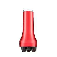 红光手持腹部按摩器，迷你腰腹按摩器，锻炼肌肉放松，9级强度调节，多功能便携，USB充电，1200mAh电池，是送给家人和朋友的理想礼物。