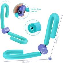 S-Type Multifunctional Fitness Exercise Yoga Putila Leg Thigh Calf Pelvic Muscle Training Home Exercise Fitness Resistance Exercise Tool - Multicolor - View 2