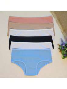 Kit 7 Cotton Panties For Girls, Juju Children's And Youth, 2 To 14 Years Old, Comfortable - Nhiều màu - Xem 6