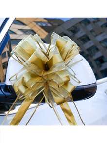 10 piezas de lazos decorativos para coche de boda, lazos de regalo para envolver, lazos de cinta rosa/blanca/roja para puerta de coche de boda, decoración de boda, cintas para decorar escaleras, manijas, regalos de boda, adecuados para decorar mesas y sillas de boda, decoración de regalos, cajas o decoración floral, decoración de aniversario - Multicolor - Ver 16