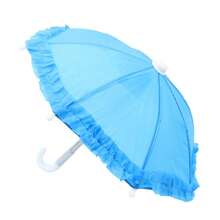 1 件娃娃风格时尚雨伞、摄影道具、雨天仙子