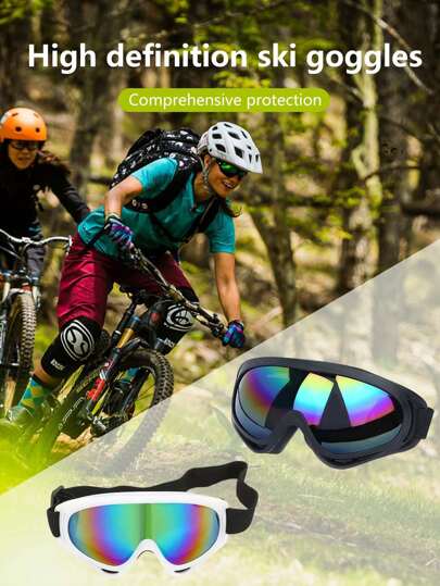 1pc Outdoor Sports Cycling Goggles, Unisex Outdoor Cycling Protective Eyewear, SportEyeglasseses