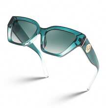 Retro Rectangle Polarized Fashion Glasses Women Men ,Y2K,Summer Beach Sun Glasses,Vintage 90s Small Narrow Square Casual Sun Glasses,CK0299 - 007 - Xem 5
