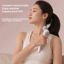 Ultra-Compact Portable Electric Massage Stick - High-Speed Motor & High-Frequency Vibration, 1200mAh Lithium Battery,USB-Powered Deep Tissue Massage For Neck, Back, Legs, Waist - Travel-Friendly Muscle & Full Body Relaxation, Massage Supplies