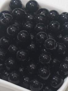 100szt 8mm Przezroczyste szklane koraliki do tworzenia biżuterii DIY Bransoletka Naszyjnik