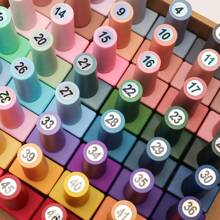 Set de 48 piezas de esmalte de uñas en gel de 15ml, serie de 48 colores con acabado brillante de otoño. Esmalte semipermanente con brillo y lentejuelas. Set de kit de arte de uñas con esmalte UV, todo en un solo color por frasco, para manicura y diseño de uñas.