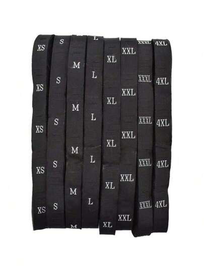4000PCS Woven Polyester Clothing Size Labels, 500PCS Each Size Garment Tags For Shirts & Apparel