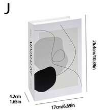 1pc/3pcs Sách giả trang trí có thể gập lại, Trang trí sách trưng bày tối giản cho gia đình, phòng trưng bày - Nhiều màu - Xem 22