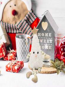 1 قطعة من ديكورات عيد الميلاد، هدايا عيد الميلاد، ديكورات الغرفة، ديكورات نوافذ الفنادق والمراكز التجارية (أبيض + أخضر) مناسبة لديكور المكتب، ديكور النوافذ، ديكور البار وغيرها من ديكورات موضوع عيد الميلاد، ديكور عيد الميلاد، ديكور المنزل، لوازم ديكور حفلات العطلات