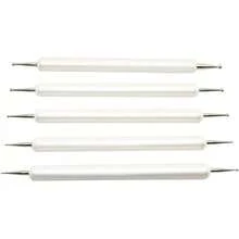 Embossing Stylus Set 5PCS 5 Size Double End Tracing Dotting Tool For Carbon Transfer Paper Mandala Rock Painting Pottery Clay Craft Embossing Art Nail Art - 1_ - View 3
