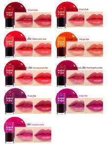 ETUDE Dear Darling Juicy Lip Gloss 09 Watermelon, Vibrant & Radiant Color, Infused With Moisturizing Pomegranate & Grapefruit Extracts, Nourishing Lips, Korean Cosmetics, K-Beauty, Gift Set, 9g/0.31oz - 09 Watermelon Ade - 查看 3