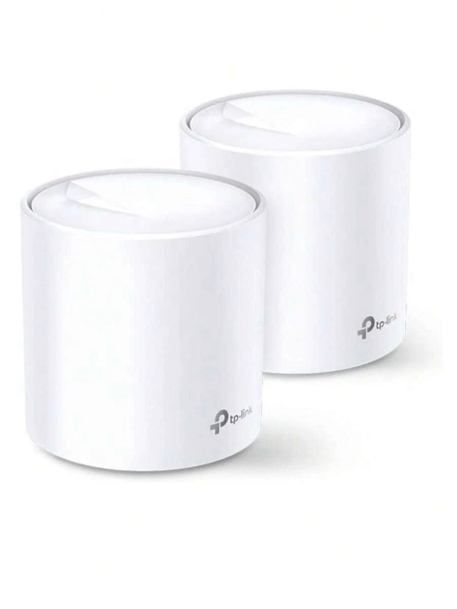 Certified Refurbished TP-Link Deco WiFi 6 Mesh WiFi System (Deco X20) - Covers Up To 4000 Sq.Ft. Replaces Wireless Internet Routers And Extenders, 2-Pack (Refurbished) - White - View 1