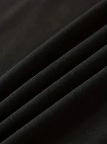 Loose-Fitting Summer Dress For Women By GUEESS With Los Angeles Letter Pattern, Round Neck, Short Sleeves, Pocket, Comfortable And Casual In Plus Size