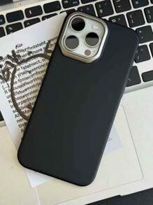 Funda de teléfono con estilo retro coreano compatible con iPhone 16, 15, 14, 11, 12, 13 Pro Max, cubierta trasera protectora a prueba de golpes y con estilo de negocios
