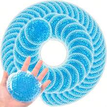 2/6/10 Pcs Small Round Gel Ice Packs Reusable Cold Ice Packs, Cold Hot Compress For Pain Relief, Injuries, Wisdom Teeth, Breastfeeding, Tired Eyes, Face, Neck, Headaches - Multicolor - View 1