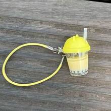 La-Bubu 奶茶杯配件 - 珍珠奶茶杯、猫耳吸管杯、娃娃屋微缩模型、奶油果冻钥匙扣吊坠、生日/复活节/圣诞节礼物、节日礼物 - 彩色 - 查看 11