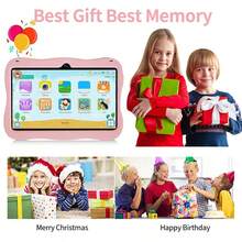 4GB RAM + 64GB Storage 7-Inch Children's Tablet PC / Quad-Core 1.3GHz Processor / Android 13 System, MTK8321 Chip / 1280x800 IPS HD Display / 2MP + 5MP Dual Cameras / 4000mAh Large Battery / Supports WiFi Parental Control And Educational Games / Made Of ABS Plastic + Silicone, BDF T10 Kids Educational Tablet (Includes: Packaging Box / Data Cable / Manual / OTG Adapter / Card Reader)