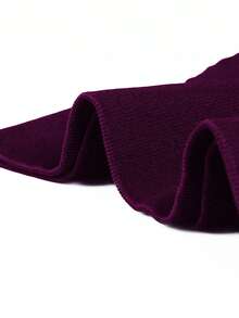 TNTOR 加大码女式弹力瑜伽短裤，高腰修身收腹紧身短裤，适合锻炼、运动、骑行、健身房活动 - 中紫紅色 - 查看 10