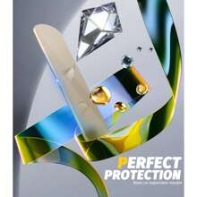 ROJEMXVE 2 Confezioni Compatibili Per IPhone 16/16 Plus/16 Pro/16 Pro Max/17/17 Air/17 Pro/17 Pro Max Protezione Pulsante Di Cattura Della Fotocamera, Vetro Temperato Ad Alta Definizione Forte Protezione